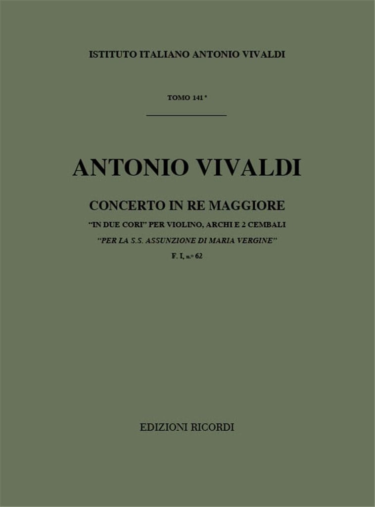 Concerto In Re 'In Due Cori' RV 582